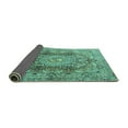 thumbnail image 2 of Ahgly Company Indoor Rectangle Persian Turquoise Blue Traditional Area Rugs, 2' x 4', 2 of 4