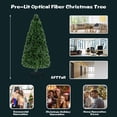 thumbnail image 6 of Topbuy 6'Pre-Lit Fiber Optic Artificial PVC Christmas Tree w/ Metal Stand (Indoor/Outdoor), 6 of 9