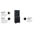 thumbnail image 3 of Homestyles Buffet de Buffets en Bois avec Vaisselier Noir, 3 of 14