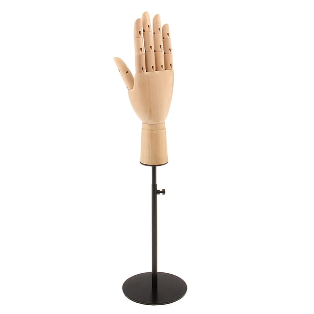 Maniquí de artista de madera flexible Sunnimix con Base de acero inoxidable Altura ajustable 38-54 cm