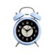 thumbnail image 1 of Reloj despertador retro de metal con dos campanas y luz nocturna, silencioso, sin tictac, analógico, de cuarzo, for escritorio, 1 of 4