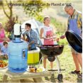 thumbnail image 3 of Bomba dispensadora de agua de 5 galones para el hogar, oficina, Camping, viajes y emergencia, carga USB, eléctrica, automática, blanco/negro, 3 of 4