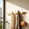 thumbnail image 5 of Miogawg Coat Rack Wall Mount, Entryway Hooks, Wall Hooks Coat Hooks For Hanging Coat Clothes Hat Bag Purse Key And Towel, 5 of 7