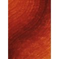 thumbnail image 2 of United Weavers Veria Bog Shag Abstract Accent Rug, Burnt Orange, 1'10" X 3', 2 of 5