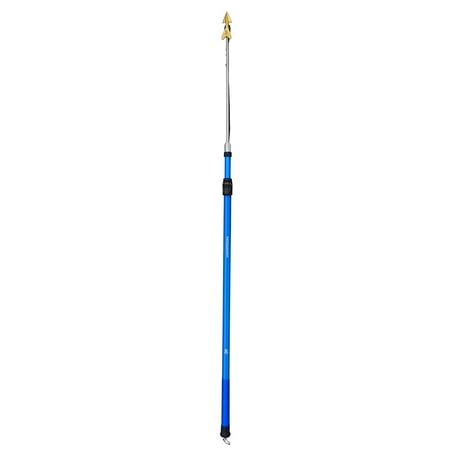 UPC: 0016162188500 | Cuda Telescoping Stainless Steel Threaded Harpoon 44 to 72.5 Aluminum Shaft and Brass Dart with Rope