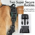 thumbnail image 5 of Reflective Dog Harness No Pull Dog Vest Harness With Handle, Breathable Padded Dog Chest Harness Adjustable for Small to Large Dogs, Black, Size L, 5 of 10