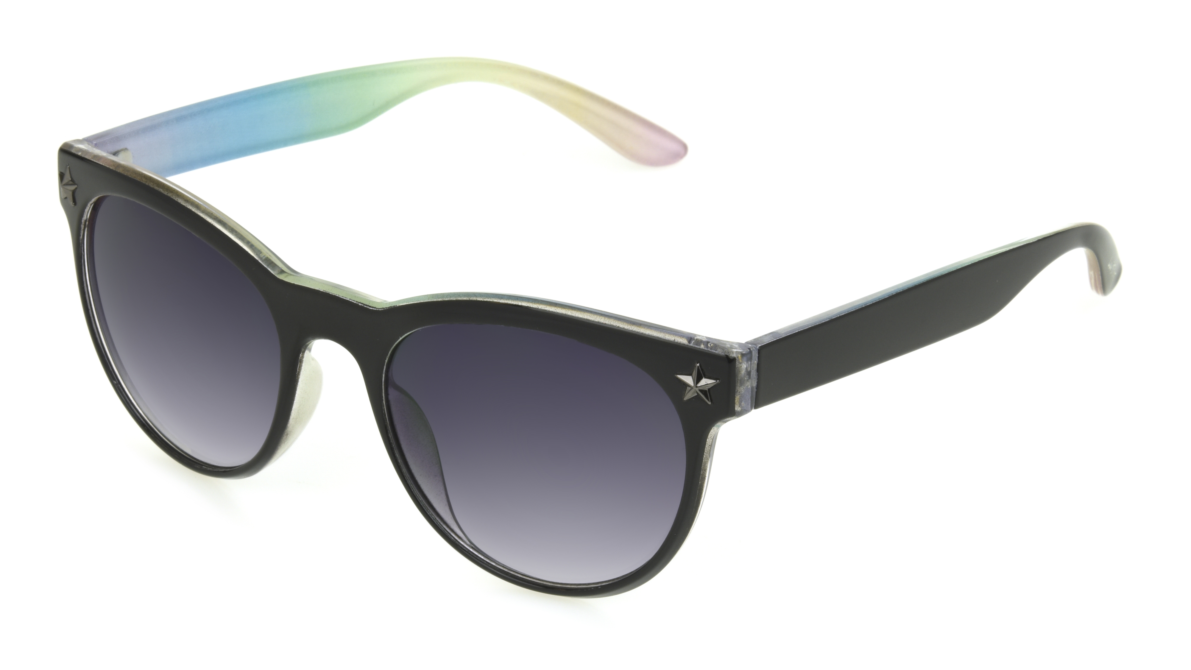 Luv Betsey RoundBlack Women's Sunglass
