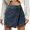 Blue, variant on Huowey Women Classic Denim Mini Skirts Casual High Split High Waist Bodycon Pencil Stretchy Trendy Casual Slim Fit Vintage Distressed Solid Color Fashiona Jeans Skirt Beach Fashion Outfits
