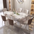thumbnail image 4 of Chairs Nordic Dining Table Luxury Unfolding Rectangle Industrial Dining Table 8 People Living Mesa De Comedor Kitchen Furniture My Lux Decor Round, 4 of 7