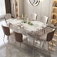 thumbnail image 4 of Chairs Nordic Dining Table Luxury Unfolding Rectangle Industrial Dining Table 8 People Living Mesa De Comedor Kitchen Furniture My Lux Decor Round, 4 of 7