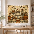 thumbnail image 5 of Floral Garden Still with Life Textured Parchment Like, Spooky Gothic for Gothic Decor Fans, Dark Art Decor, Halloween Gift, Tapestry Wall Hanging for Bedroom and Dorm, 5 of 7