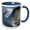 Blue/White, variant on 3drose, Whooper Swan, Hokkaido Island, Japan, 11oz Mug