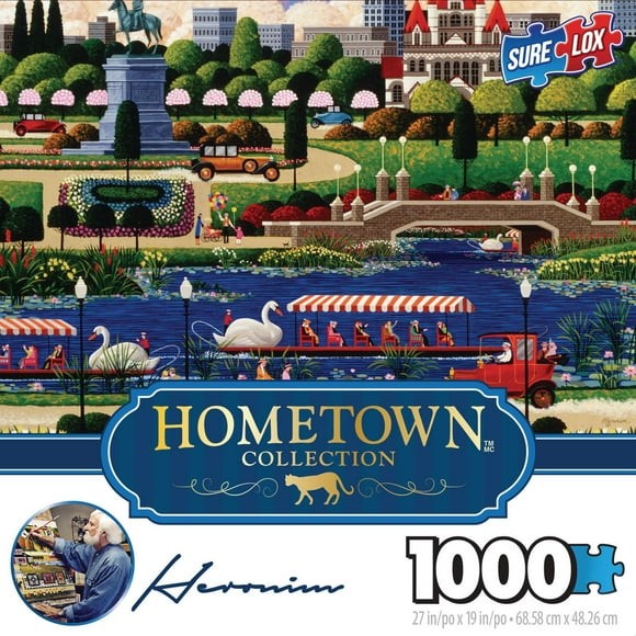 Sure-Lox Hometown Collection Swan Boats Puzzle