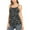 1,Star-print Black, variant on Women's Camisole with Built in Bra Tank Top Flowy Swing Pleated Tank Top Cami with Adjustable Strap