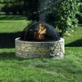 thumbnail image 2 of SUNCREAT Outdoor Heavy Duty Steel Fire Pit Spark Screen Cover Accessory,for Bonfire, 15.65 lbs One Pack,40 inch, 2 of 7