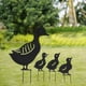 thumbnail image 1 of Estacas de jardín DYNWAVEMX decorativas de metal 4 Piezas para patio Negro, 1 of 6