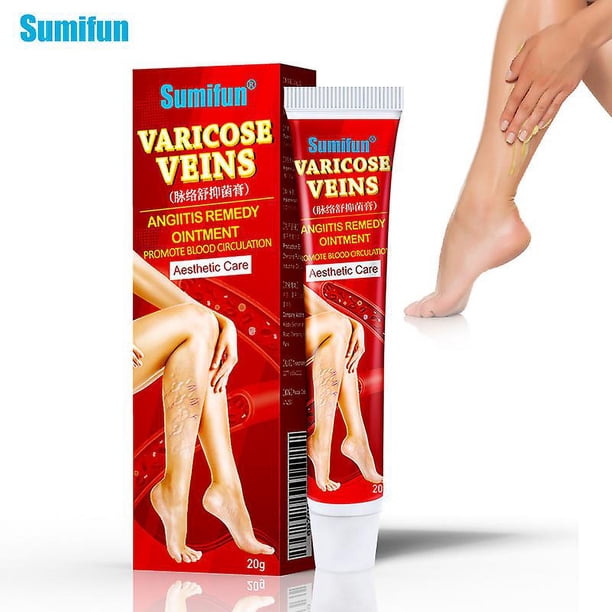 Dos cajas de crema Sumifun 20g Maikang, crema para venas, venas varicosas, crema externa para la piel