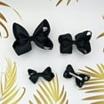 thumbnail image 2 of NOGIS Black Bows for Girls,6PCS Hand-made Grosgrain Ribbon Hair Bows Alligator Clips Hair Accessories for Little Teen Toddler Girls Kids, 2 of 7