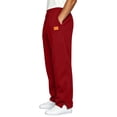 thumbnail image 6 of sageysalite Sweatpants for Men Straight Leg Side Slit Drawstring Elastic Waist Fall Winter Workout Warm Workout Pants with Pockets, 6 of 6