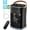 Black-WithBattery, variant on 4-IN-1 Small Air Conditioner, 2Ice Packs, 16.5ft Remote, 1200ML Tank, 7H Smart Timer, 3Speed & 2Cool Mist Up to 100Sq.ft Personal Air Cooler, 7Color Light Portable AC Unit for Bedrooms