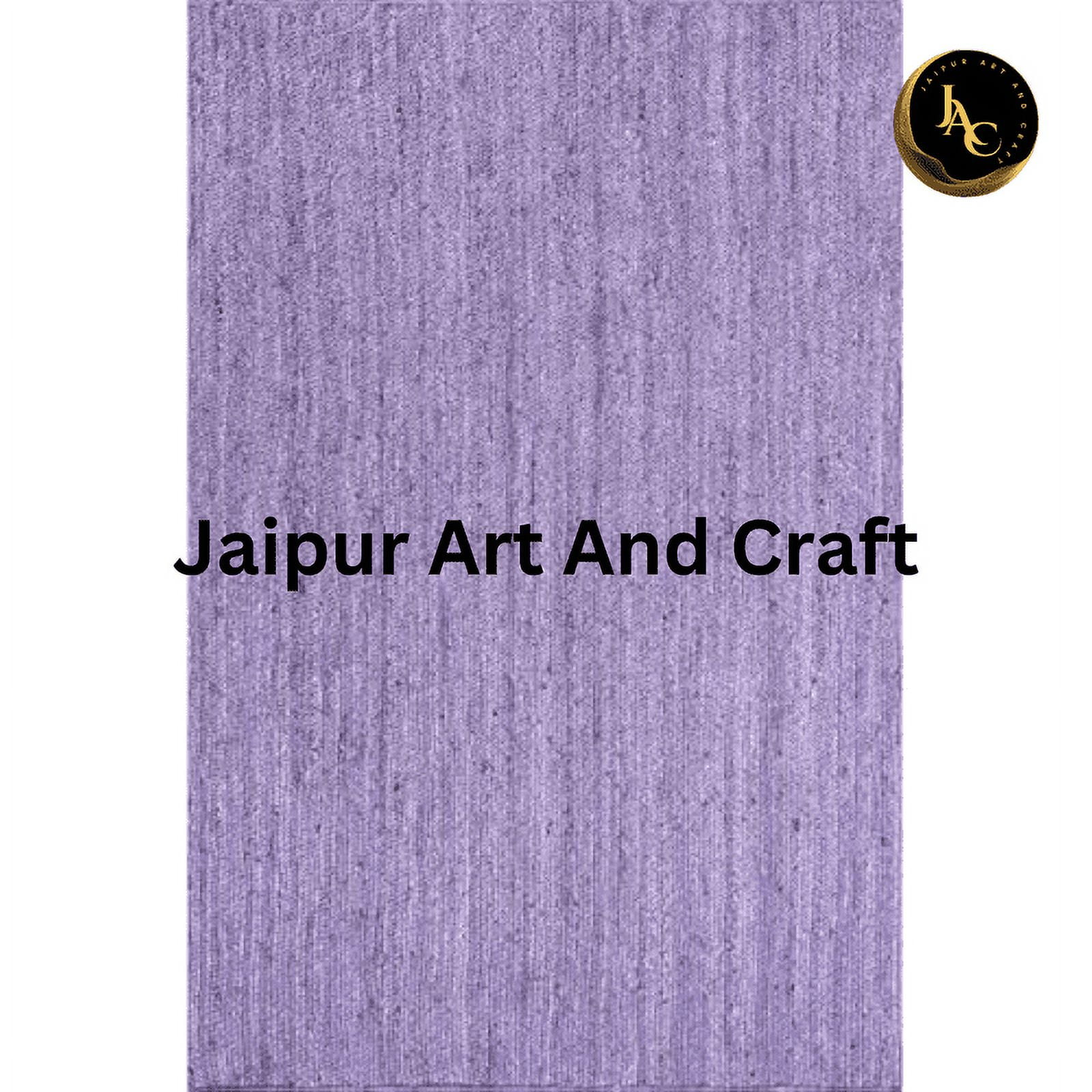 Jaipur Art And Craft Braided Reversible Indoor Carpet Rectangle Blue Jute Area Rug (9x10 Sq ft)