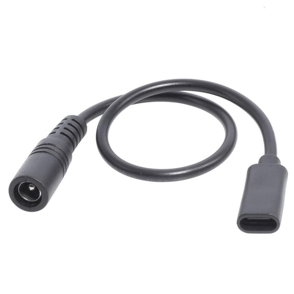 XISAOK DC 5.5 x 2.1 Female to Type-C USB 3.1 Female Converter Type C DC Power Connector Adapter 5V3A