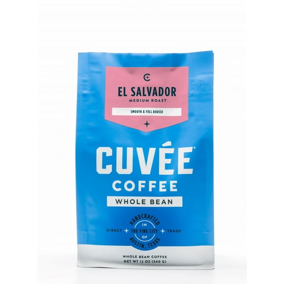 Cuvee Coffee Whole Bean Medium Roast Coffee 12 oz