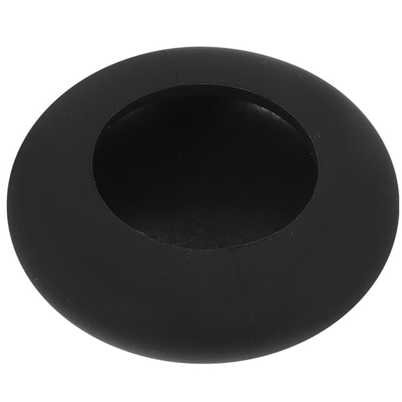 KALLORY Silicone Dog Collar Holder Protective Case Cover for Finder Black Durable Resilient Material