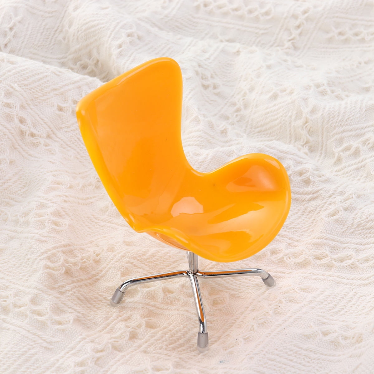 PTOOTP 1Pcs Small Animals Chair Toy Yellow Ergonomic Mini Chair for Hedgehog Back to School