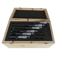 thumbnail image 3 of Handdo 6-Pack Outside Micrometer Set 0-6In Precision Machinist Tools W/Carbide Tips and Ratchet Stop, 3 of 5