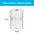 thumbnail image 2 of Filtrete 13 in H x 8.2 in W Rectangular HEPA Air Purifier Filter 1 Pack, 2 of 9