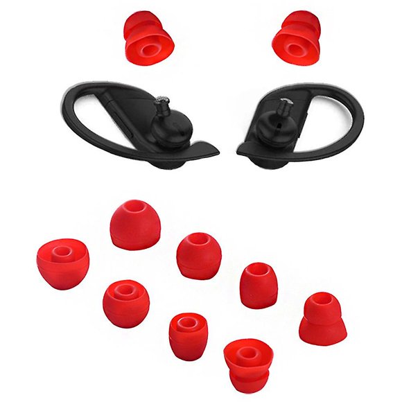 4 Paires d'Embouts en Silicone pour Écouteurs, Capuchon de Remplacement Souple pour Beats Powerbeats Pro
