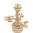 thumbnail image 1 of Rompecabezas de madera 3D, modelo de madera para construir para niños adultos, torre de avión, 1 of 5
