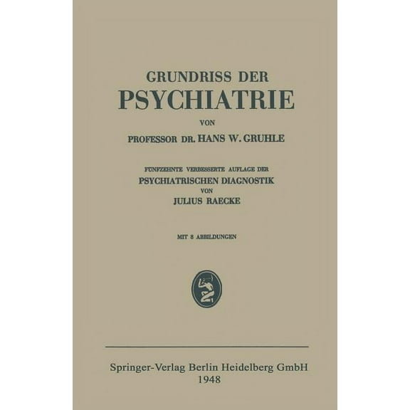 Grundriss Der Psychiatrie, (Paperback)