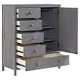 thumbnail image 4 of Soho Baby Everlee Wardrobe Chest In Greystone, 4 of 5