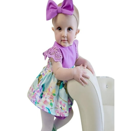 

Luxsea Newborn Infant Babys Girls Floral Cotton Cute Bodysuit Clothes Jumpsuit Kids Summer Romper Bodysuit Sundress Outfits