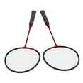 thumbnail image 4 of Badminton Racquets, Made Of  Ferroalloy Quickly Improve Your Skills Badminton Rackets Set  for Indoors or Outdoors for Friends and Family, 4 of 7