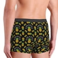 thumbnail image 3 of Goofa Pineapple Printed Men's Boxer Briefs Underwear, Moisture-Wicking Underwear, Trunk,Soft and Breathable Cotton Underwear-Small, 3 of 9