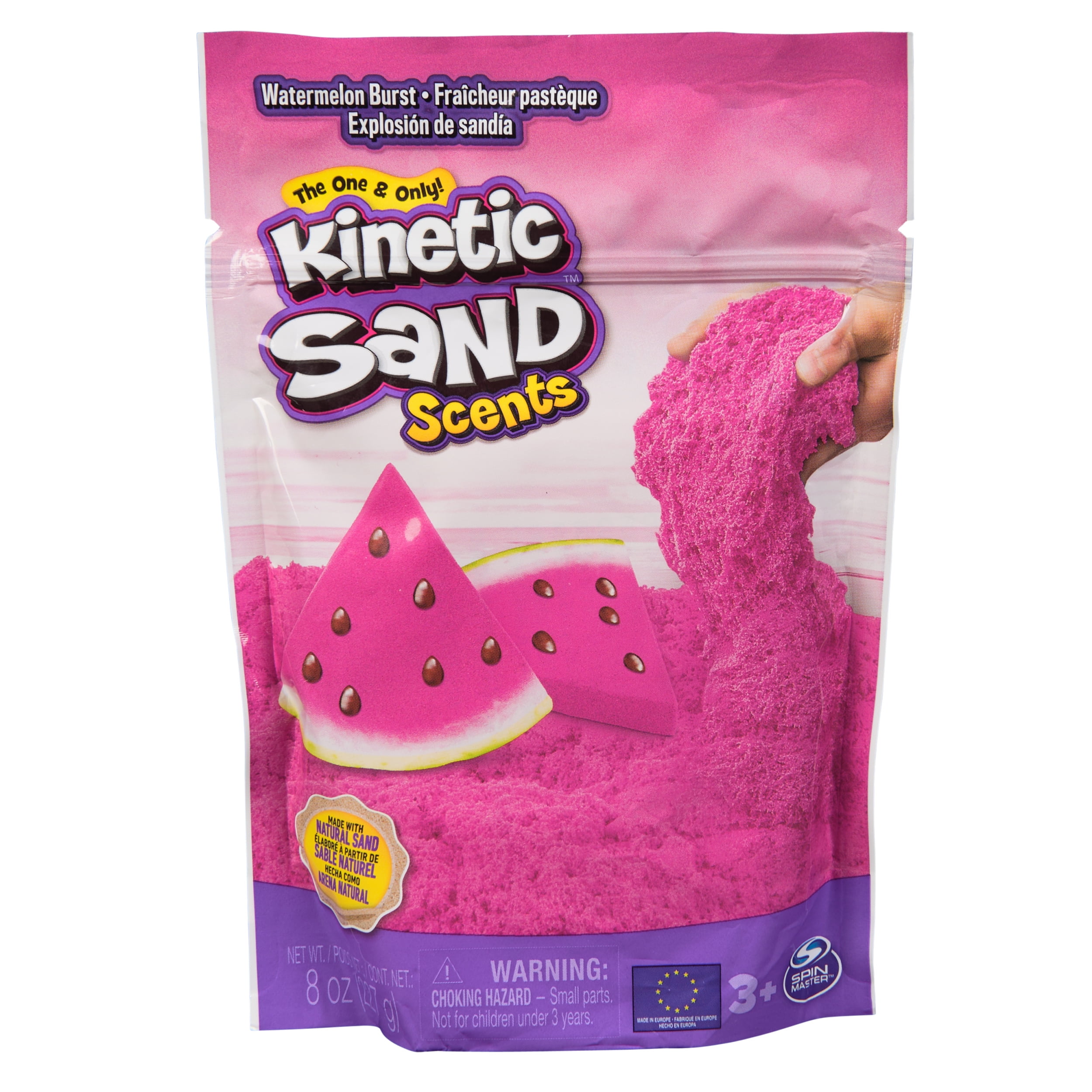 Kinetic Sand, 8oz Scented Play Sand (Styles May Vary), Sensory Toys for Kids Ages 3 and up
