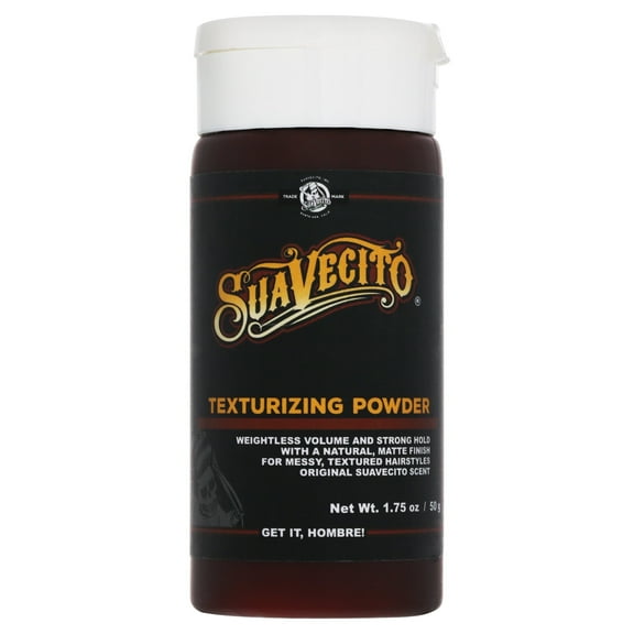 Suavecito Texturizing Hair Styling Powder, for All Hair Types, with Strong Hold, 1.75 oz