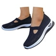 thumbnail image 3 of Women Casual Shoes Slip On Shoes Flat Footwear Daily Shoes Soft Breathable Sole Comfortable For Casual Wear ,Us Size:5.5, 3 of 8