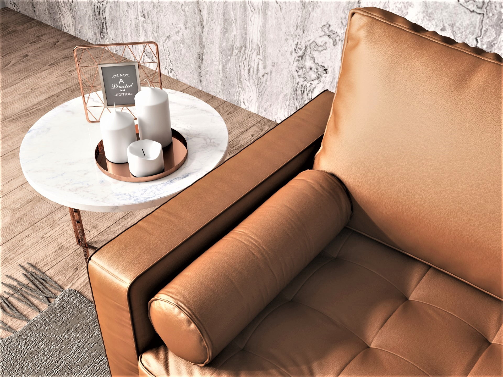 Uspridefurniture Selzer 58.5'' Vegan Leather Square Arm Loveseat -Brown, Removable Back Cushions