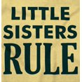 thumbnail image 2 of Little Sister Rule Younger Sis Love Youth T Shirt Tee Girls Infant Toddler Brisco Brands 4T, 2 of 5