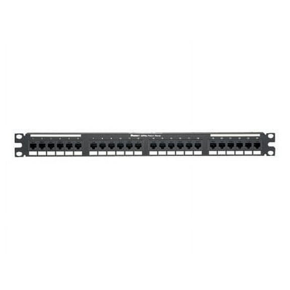 Panduit Patch Panel,Cat 5e,Rack Mt,24 Port DP245E88TGY