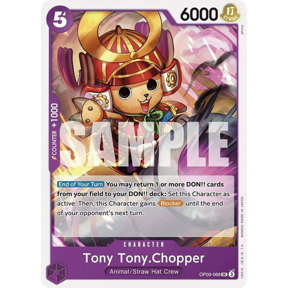 One Piece Emperors in the New World Uncommon Tony Tony.Chopper OP09-068