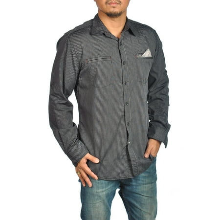 Tranquility Mayhem Long Sleeve Dress Shirt Button Down Tranquility Mayhem Long Sleeve Dress Shirt Button Down