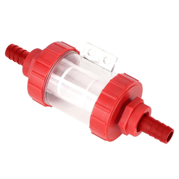 Cergrey G1/2'' Inline Mesh Strainer Water Pump Clear Filter Garden Irrigation Connector High Flowing, Pump Filter, Pump Strainer