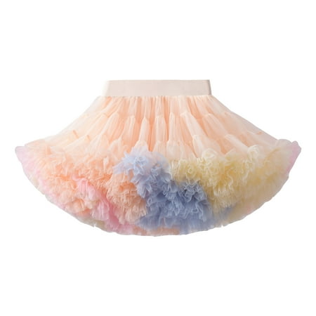 

Huilaibazo Girls Skirts Toddler Children Spring Summer Every Little Girl Need To Have A Princess Lolita Fancy Color Party Fluffy Tutu Skirts Wedding Dress Princess Dress
