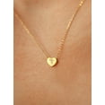 thumbnail image 3 of U7 Mother's Day Gifts for Women 14K Gold Plated Letter Pendant with Sparkle Cubic Zirconia Tiny Heart Letter Initial T Necklace Choker, 3 of 8