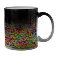 thumbnail image 1 of KuzmarK Black Heat Morph Color Changing Coffee Cup Mug 11 Ounce - Ice Cream Sprinkles, 1 of 2